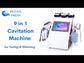 Adonis 9 in 1 Cavitation Machine for Toning & Slimming