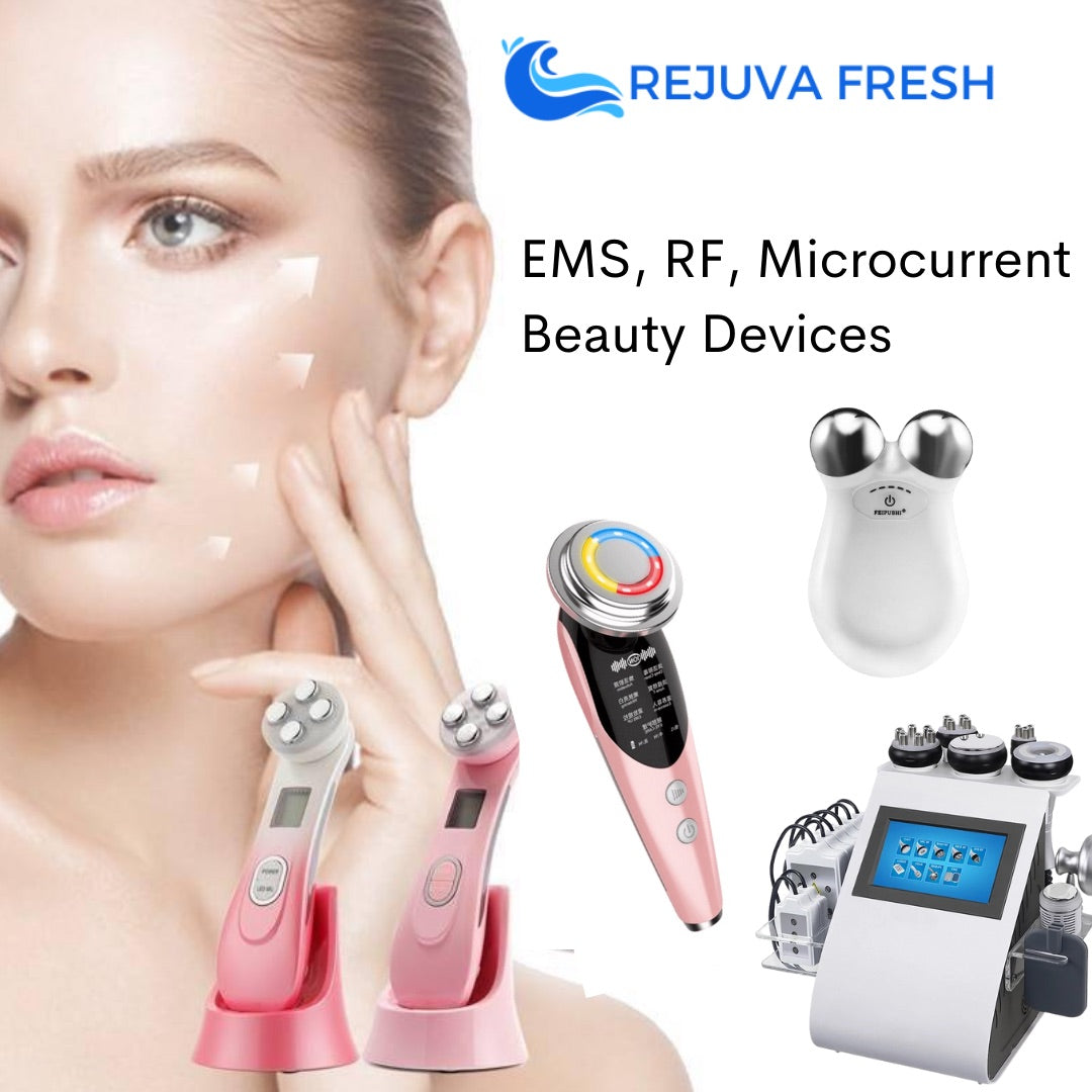 Handheld RF & Microcurrent Beauty Devices