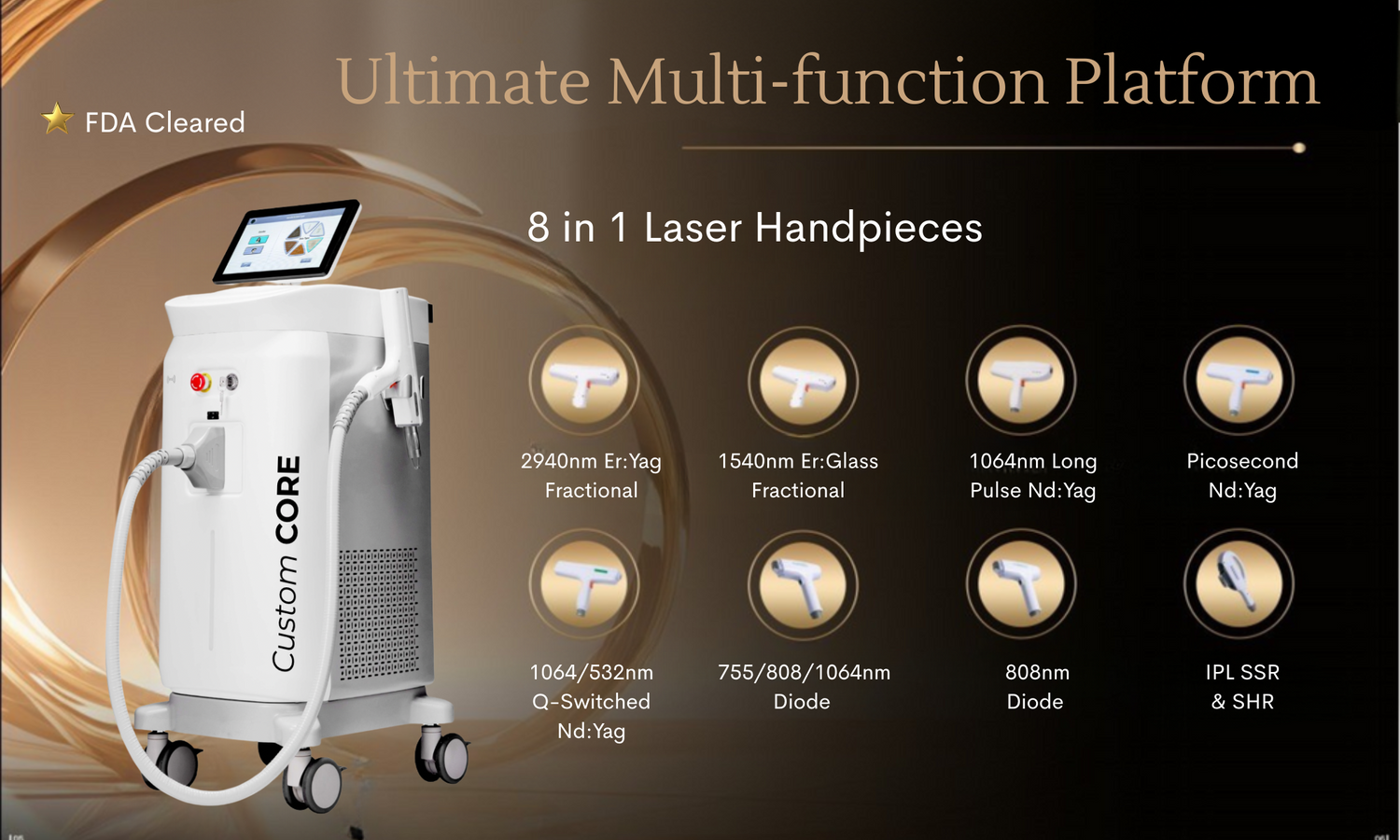 Multifunctional Aesthetic Lasers