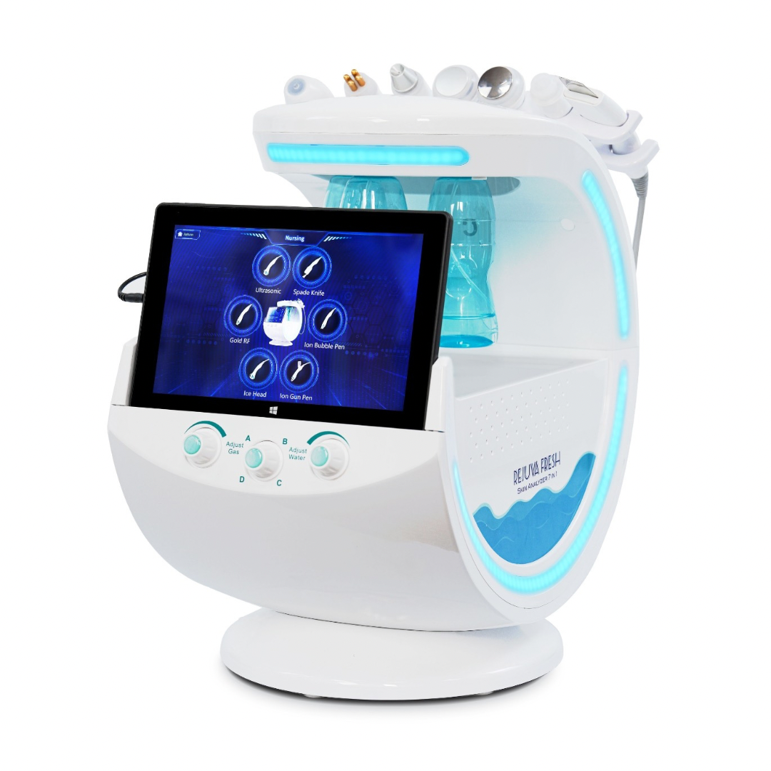Rejuva Fresh Smart Ice Blue 7-in-1 | Facial Machine for Skin Rejuvenation, Skin Analysis, Deep Cleansing, Exfoliating, & Hydrating (55) Rejuva Fresh Smart Ice Blue 7-in-1 | Facial Machine for Skin Rejuvenation, Skin Analysis, Deep Cleansing, Exfoliating, & Hydrating (55)