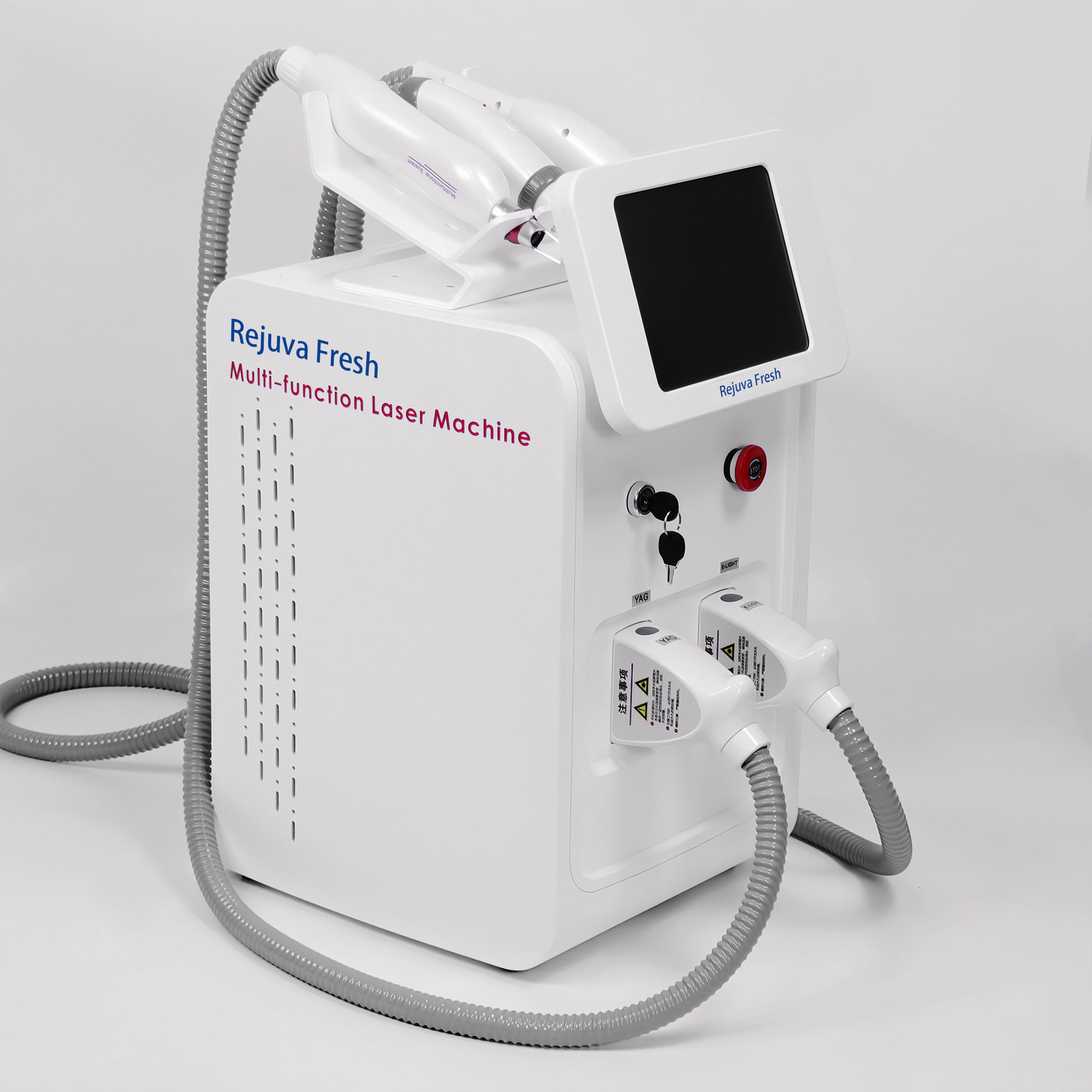 Épilation E-Light + Machine de traitement de la peau au laser pour détatouage