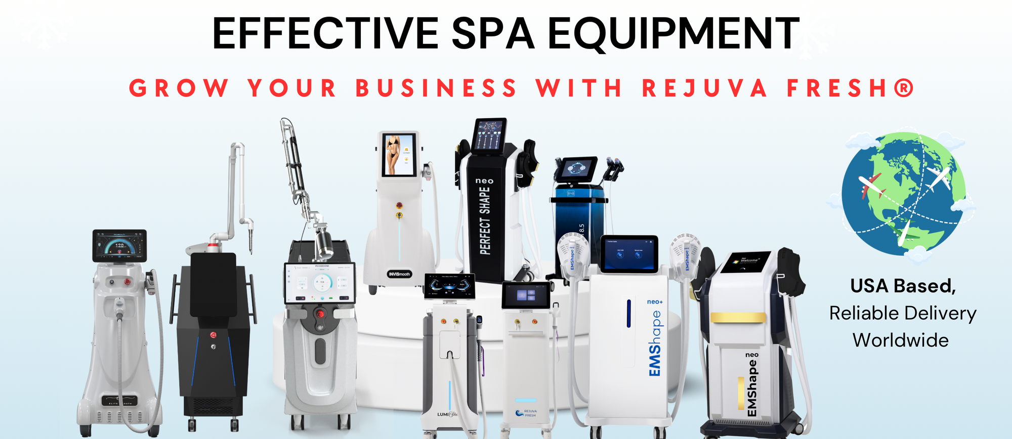 Leading Developer of Spa Equipment & EMShape Machine | Rejuva Fresh