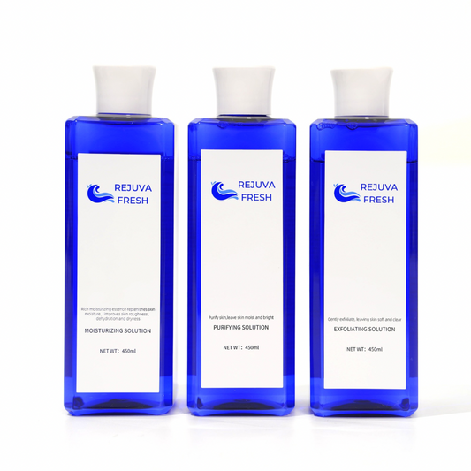 Rejuva Fresh Hydro Dermabrasion Solution Ensemble de 3 pièces
