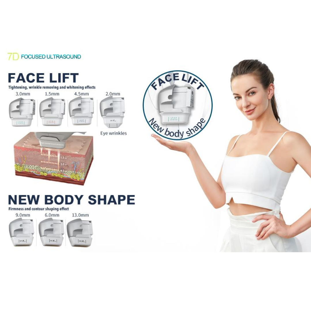 7D HIFU Machine for Face & Body