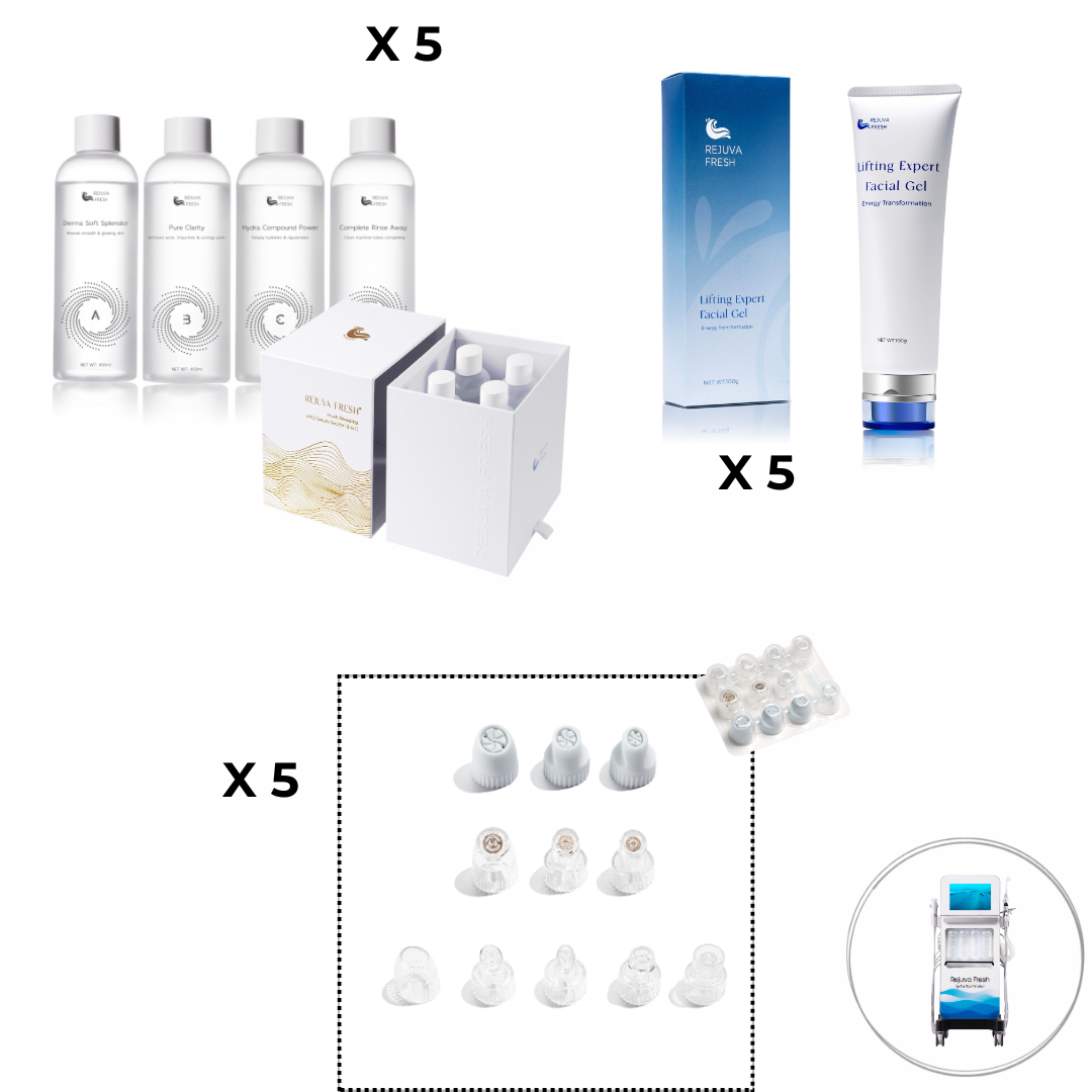 Consumibles esenciales para 18 en 1 Hydra Spa Infusion Ultra Glow