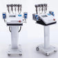 Two 6 in 1 Cavitation Machine with Lipo Laser sit on salon trolley