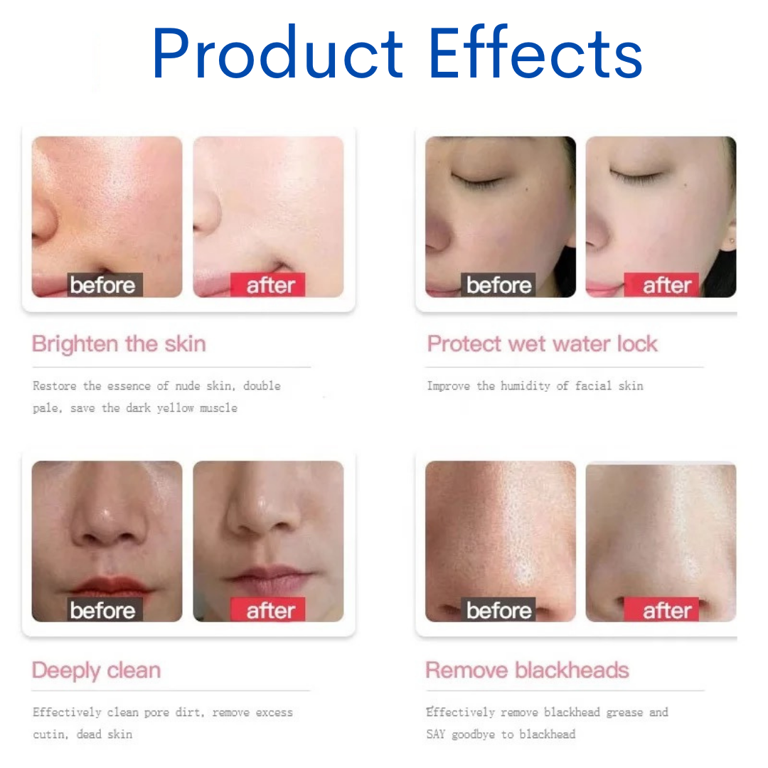 Product Effects of Hydrafacial Solution, Brighten Skin, Protect, Deeply Clean, Remove Blackheads 