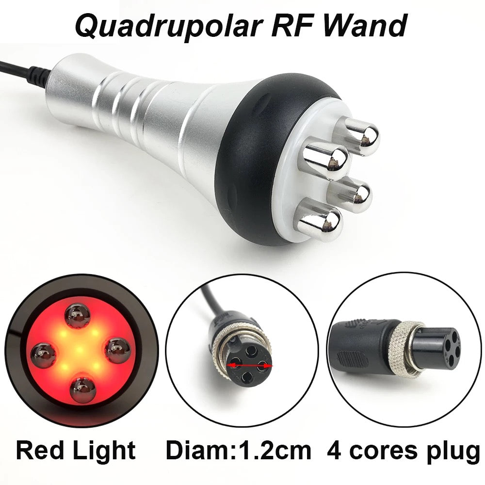 Quadrupolar RF  Wand with red light, replacement Cavitation probe