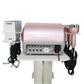 Back view of Rose Gold 6 in 1 Lipo Cavitation Machine with probes and lipo laser pads