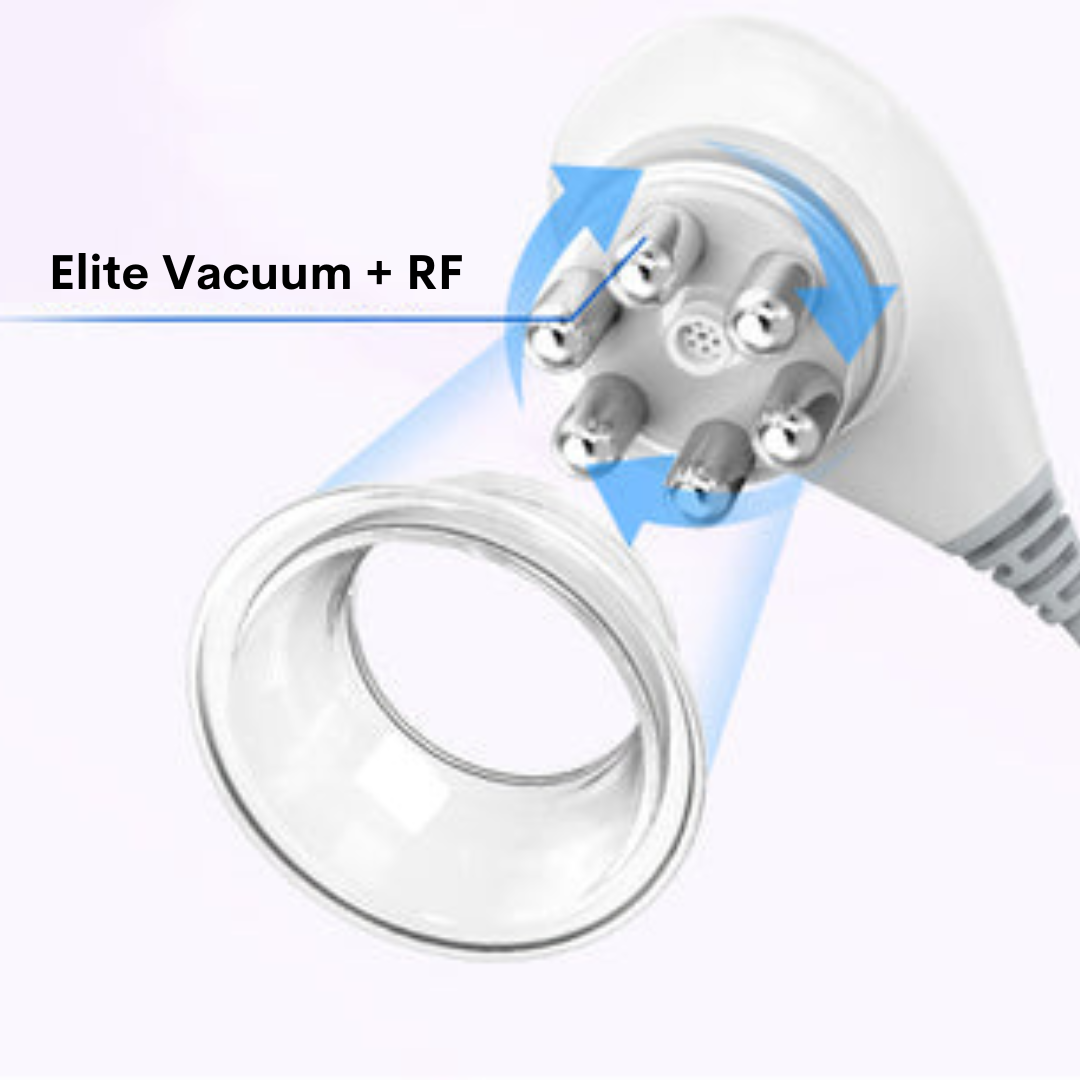 Elite Vacuum + RF head detail