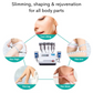 Slimming and Shaping on various body areas, 6 in 1 Cavitation Machine with laser