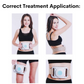 Correct Treatment Application for Cryolipolysis Fat Freezing Machine, Woman wears machine on waistline and thigh areas