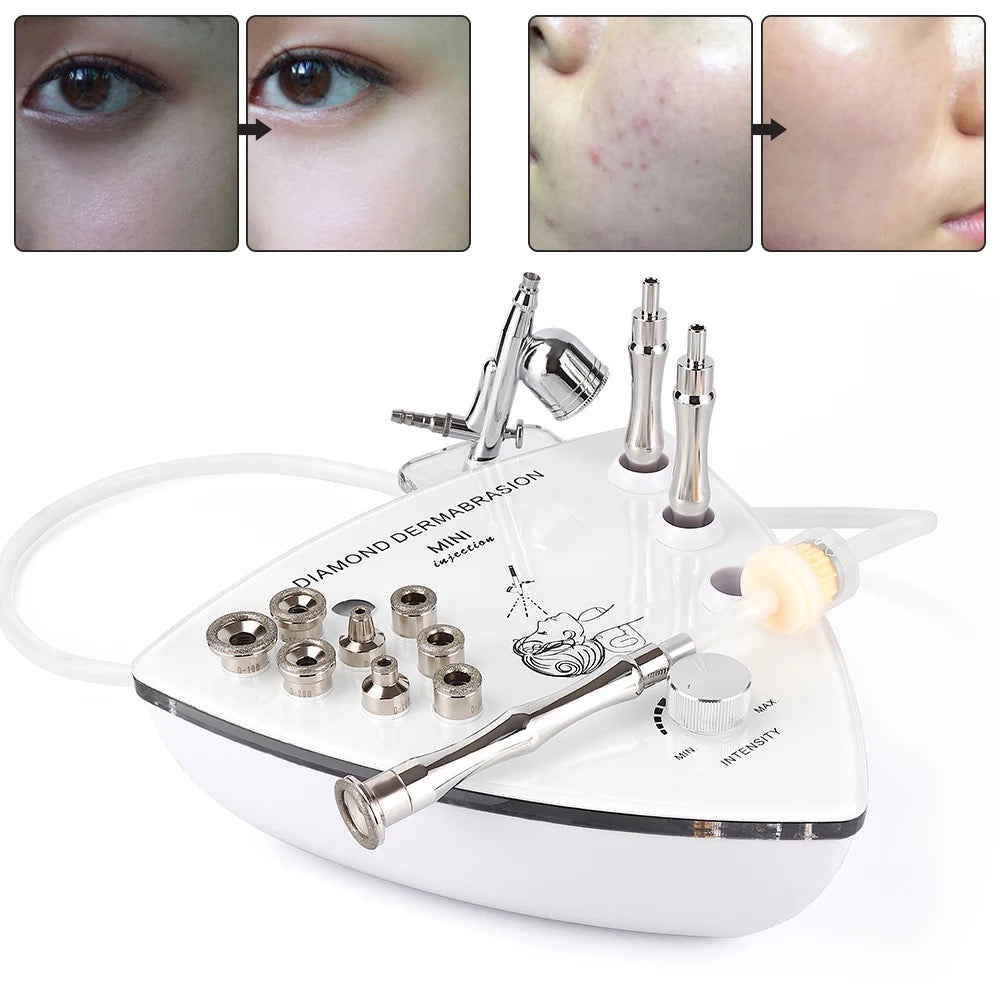 Before and after facial skin , Diamond Microdermabrasion Machine 