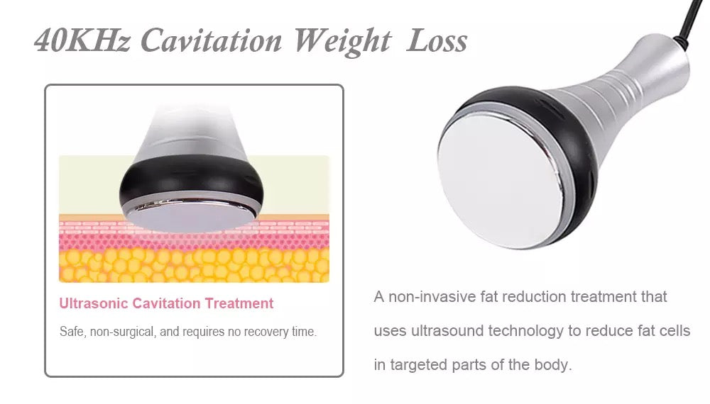 40KHz Cavitation Weight Loss Handle, Treatment