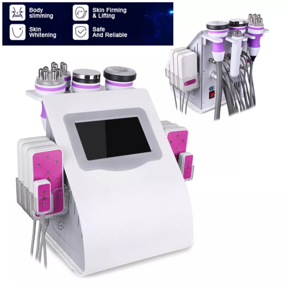 6 n 1 Unoisetion Lipo Cavitation Machine Features Body Slimming, Skin Whitening, Skin Firming & Lifting, Safe & Reliable