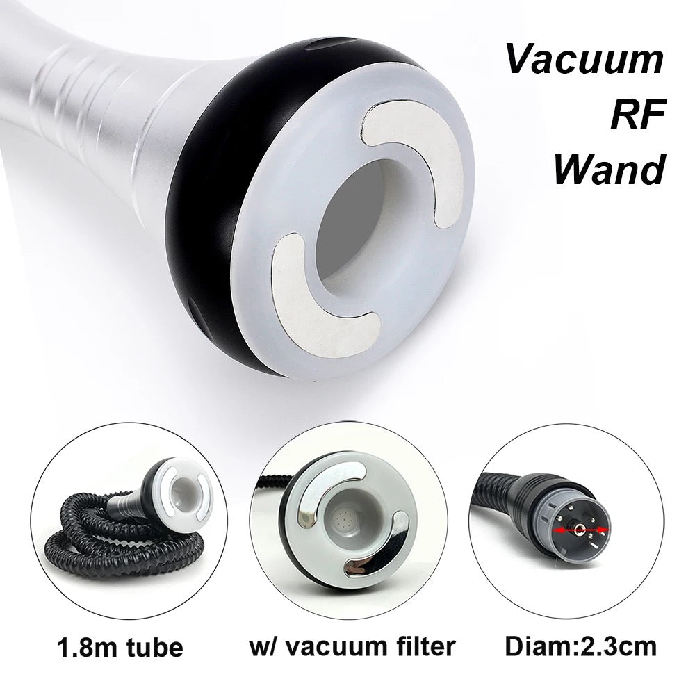 Vacuum RF Wand for Cavitation Machine, tube and vacuum filter 
