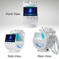 Front Rear and Side View of Smart Ice Blue PLUS Hydra Facial Machine 