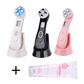 EMS Facial Rejuvenation Beauty Device, three colors White, Black, Pink + Royal Conductive Gel 