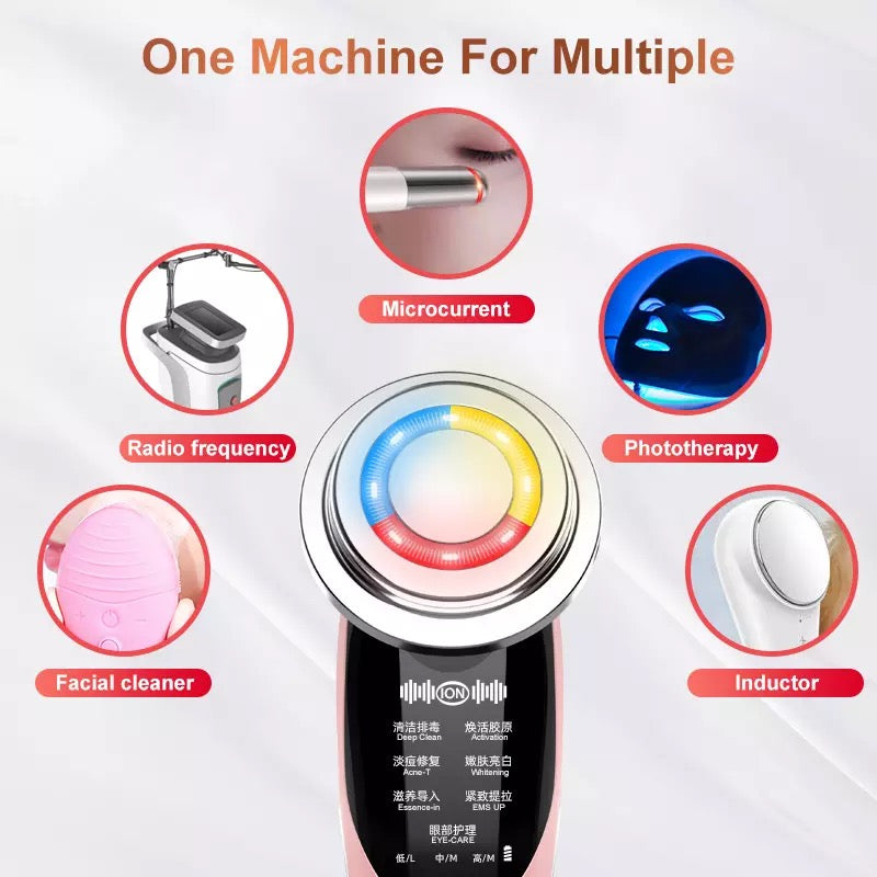 multiple functions of led therapy mini device