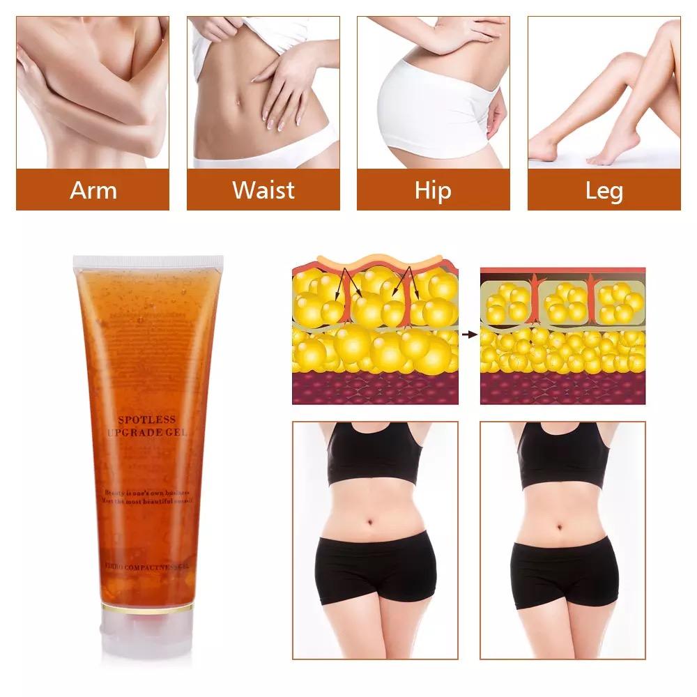 Tube of Spotless Upgrade Conductive  Gel, Arm, Waist, Hip, Leg, Fat Cells, Before and After Body Shape
