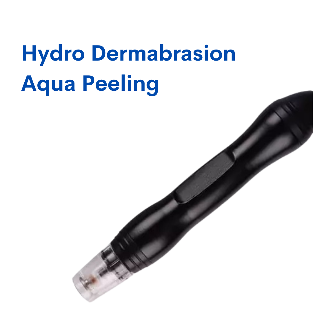 Hydro dermabrasion Aqua peeling handle of professional hydrafacial machine, black color