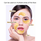 24k Gold Collagen Eye Mask can be used on different areas of the face