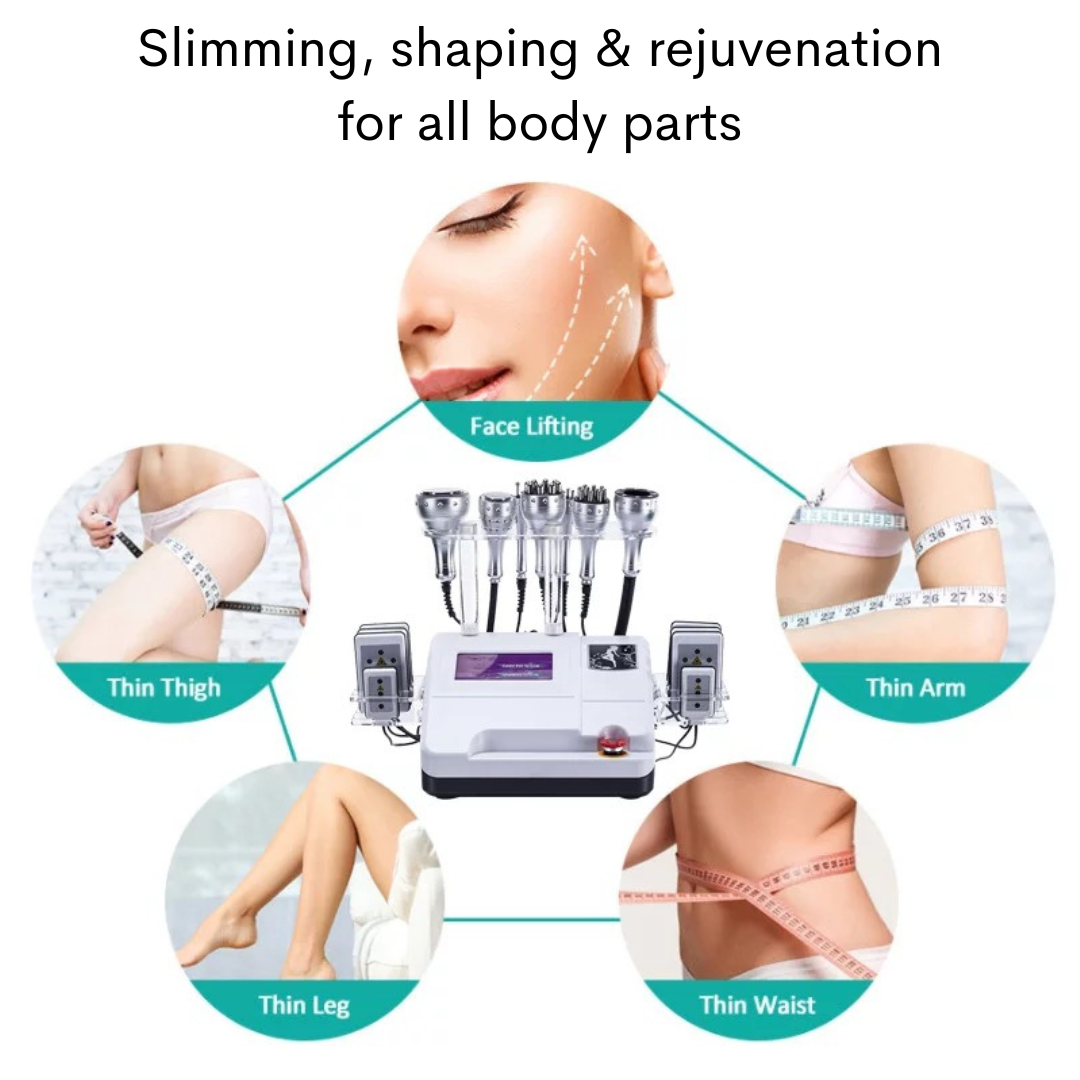 Cavitation Lipo Laser Machine, Slimming Shaping & Rejuvenation for Different Body Parts