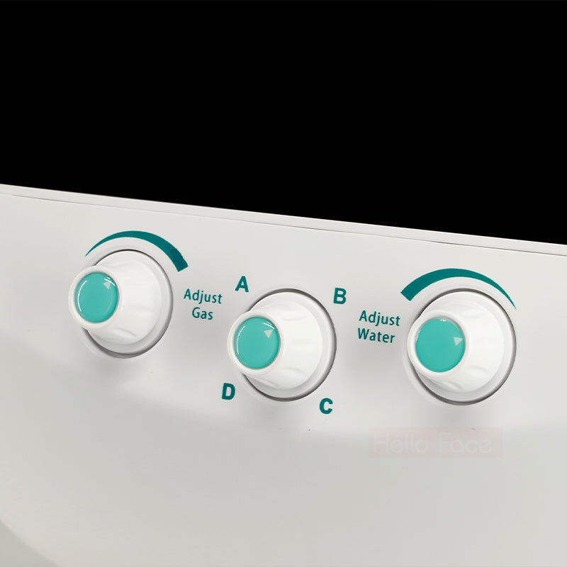 ABCD Adjusting Control Knobs of Smart Ice Blue Hydra Facial Machine 