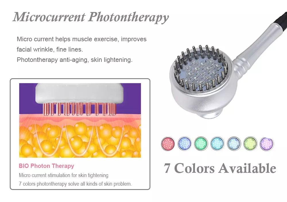 Microcurrent Photontherapy Handle with 7 Colors Available