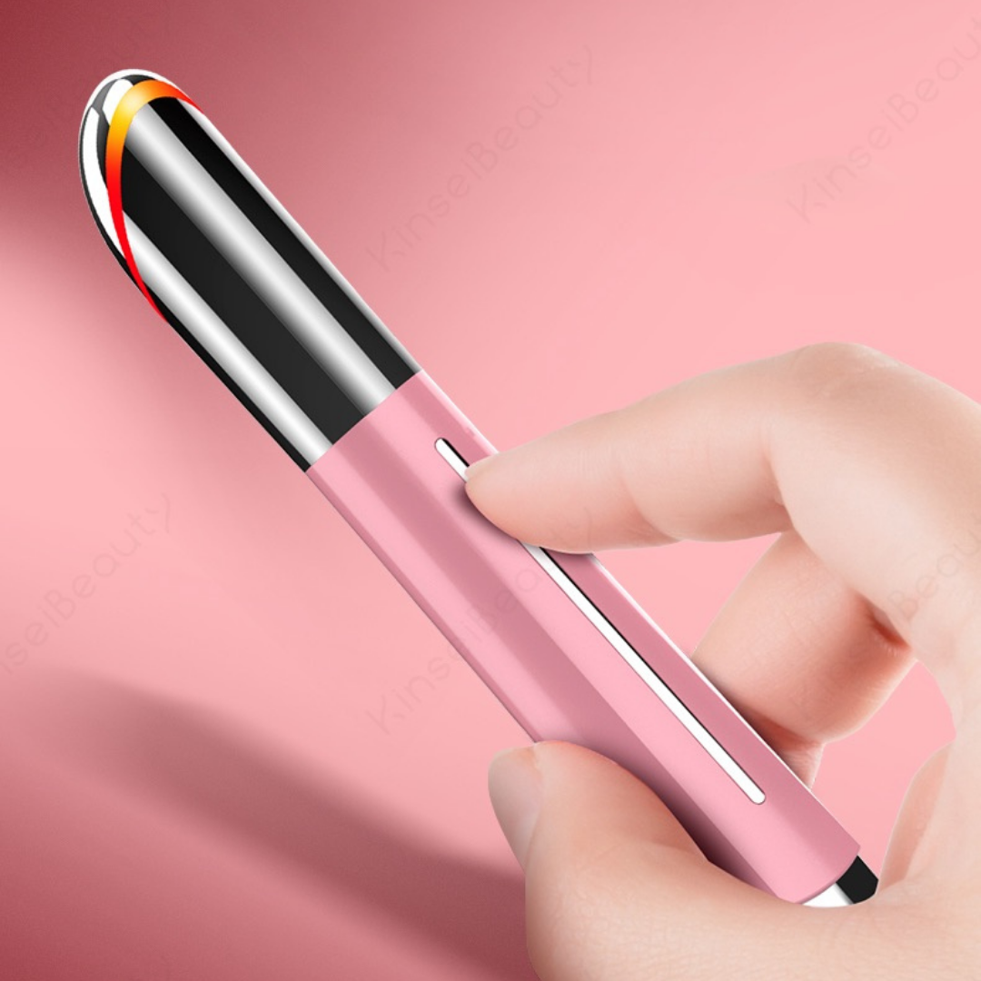 Pink color Skin Rejuvenating Eye Massager Pen