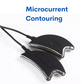Microcurrent contouring handle for professional hydrafacial machine 