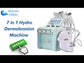 Machine d'hydrodermabrasion professionnelle 7 en 1 de 2e génération